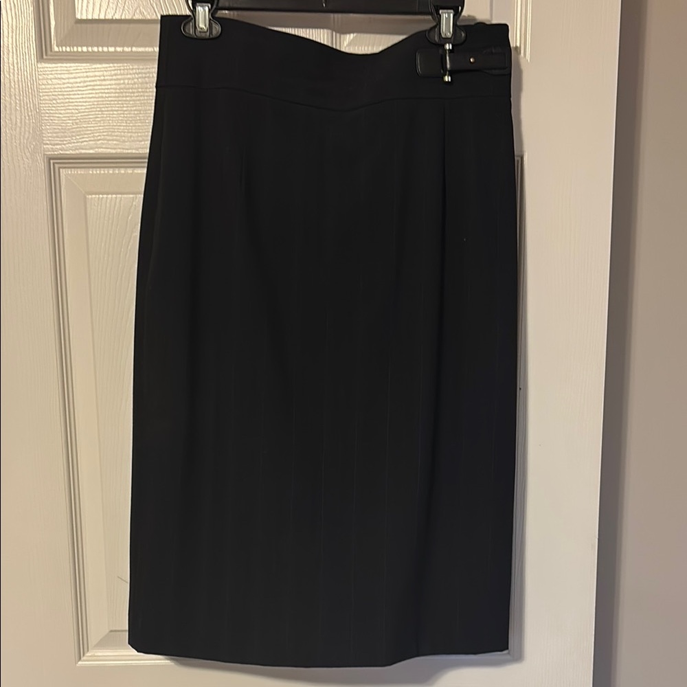 ANTONIO MELANI Black Pencil Skirt Knee-Length Work